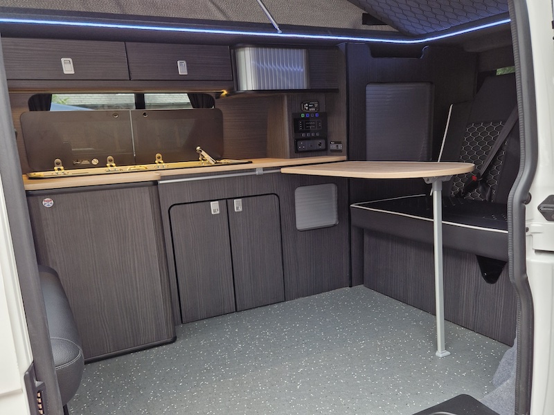 VW transporter campervan conversion furniture