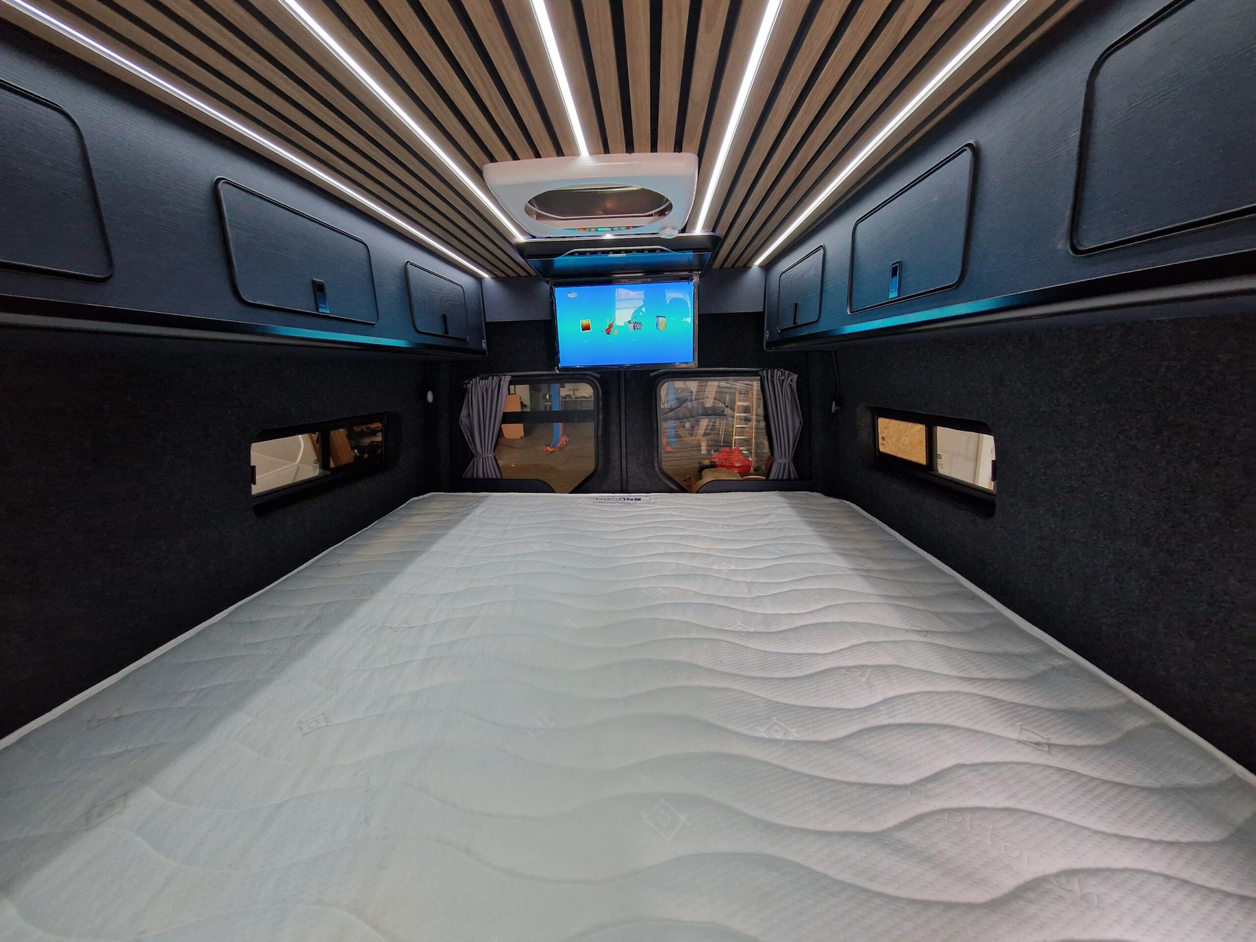 campervan conversion ceiling lighting panels